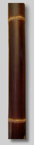 black bamboo pole